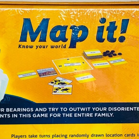 New Sealed FoxMind Games Map It Know your World (World Edition) For Age 10+ - Picture 10 of 13